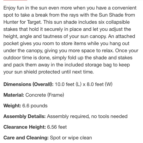 Hunter Sun Shade Red & Green/Orange. - Picture 7 of 7